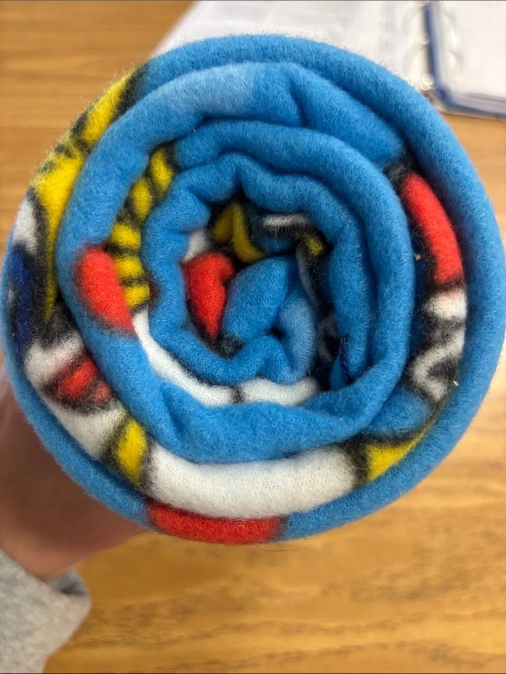Sonic The Hedgehog Blue Fleece Throw Blanket
